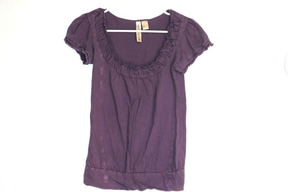 Eyeshadow Women’s Short Sleeve Top Sz S